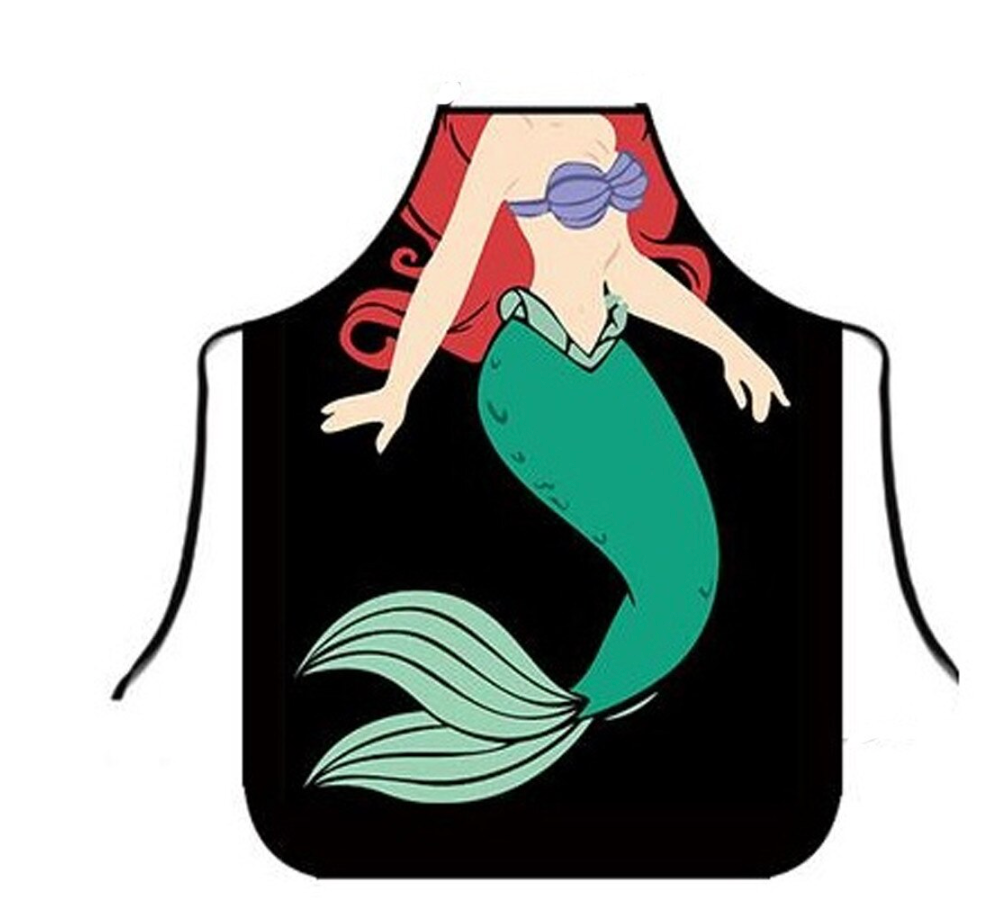 Little Mermaid Adult Apron – Magical Kitchen Costume for Fans