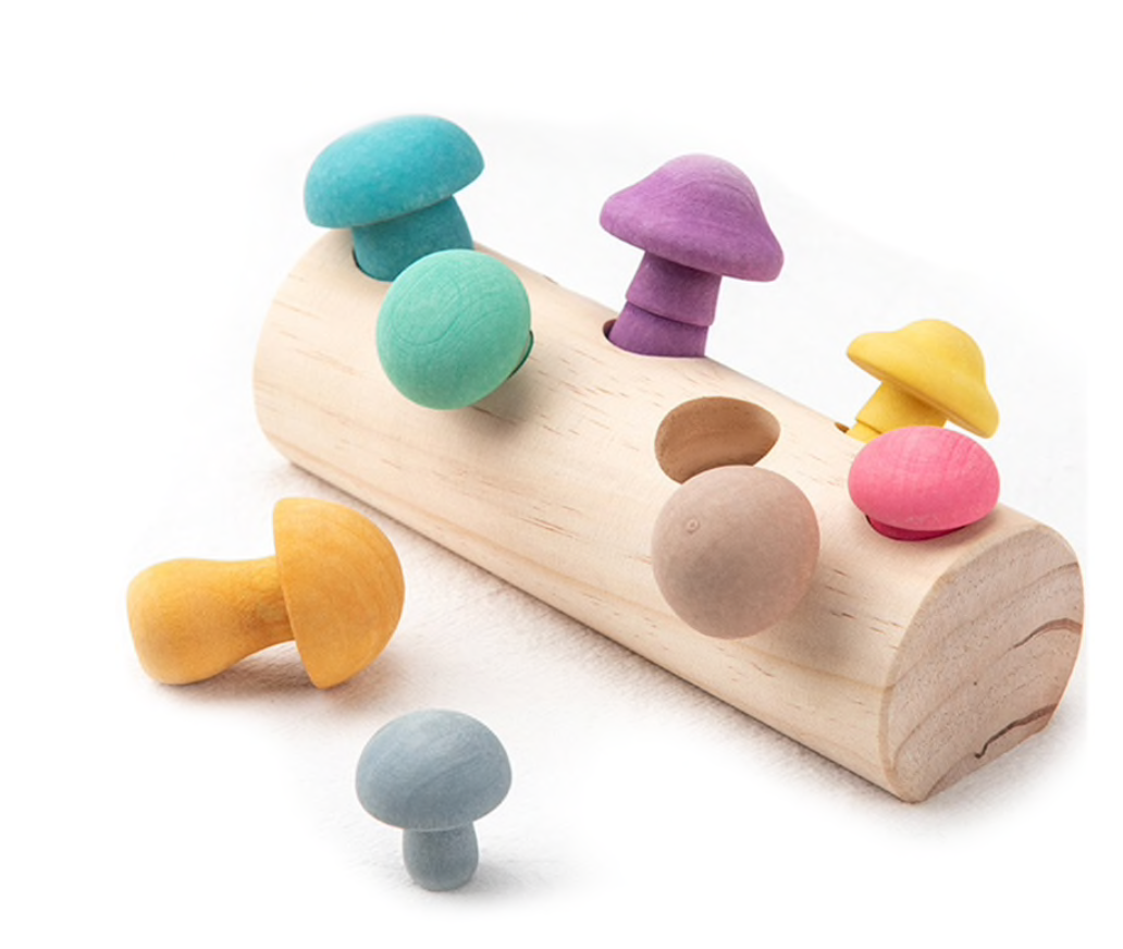Nordic Mushrooms Developmental Sorting Toy