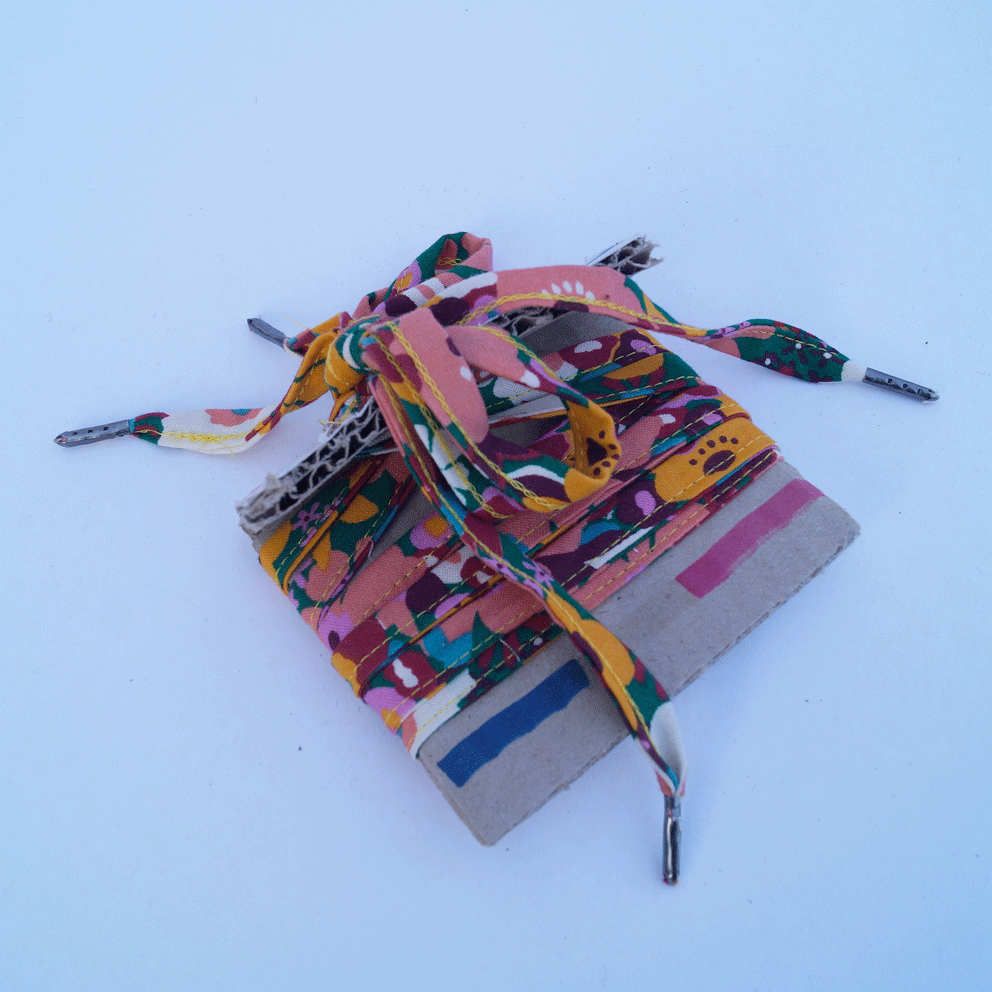 Lacets | fleurs vives | Paire de lacets