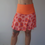 Thumbnail: Jupe courte | Orangé | Grandes fleurs