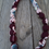 Thumbnail: Collier boules | Bordeaux | Fait main | Chute de tissu