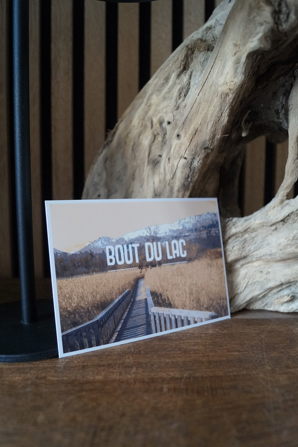 Cadre / carte postale | BOUT DU LAC | 10x15cm | Paysages Haute-Savoie