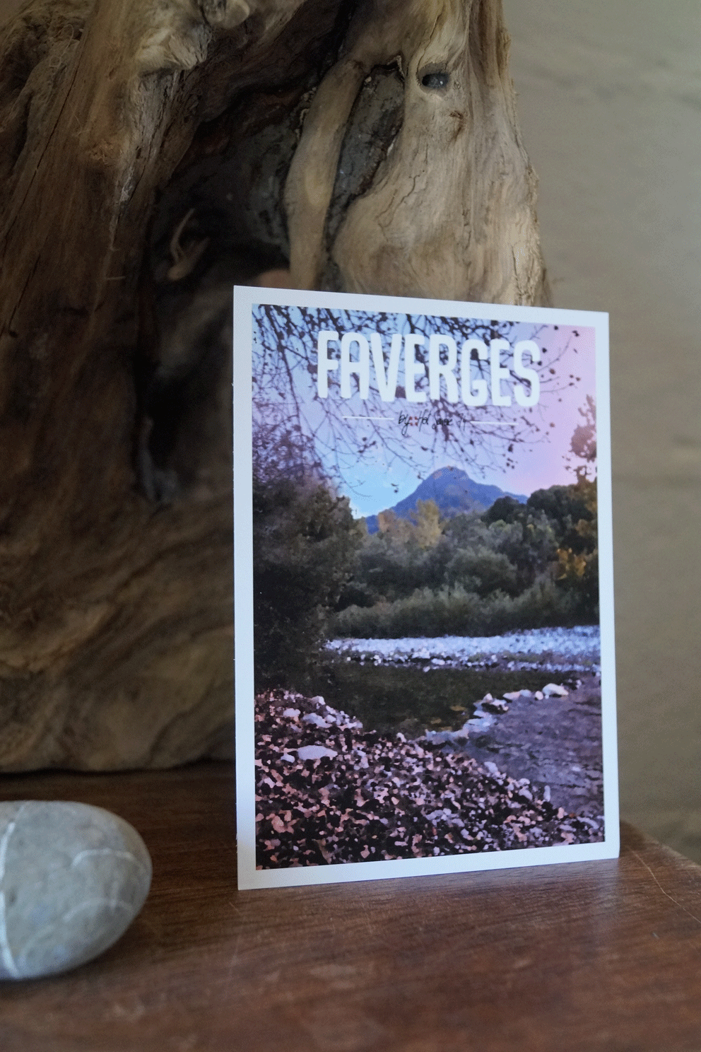Cadre / carte postale | FAVERGES RIVIERE | 10x15cm | Paysages Haute-Savo