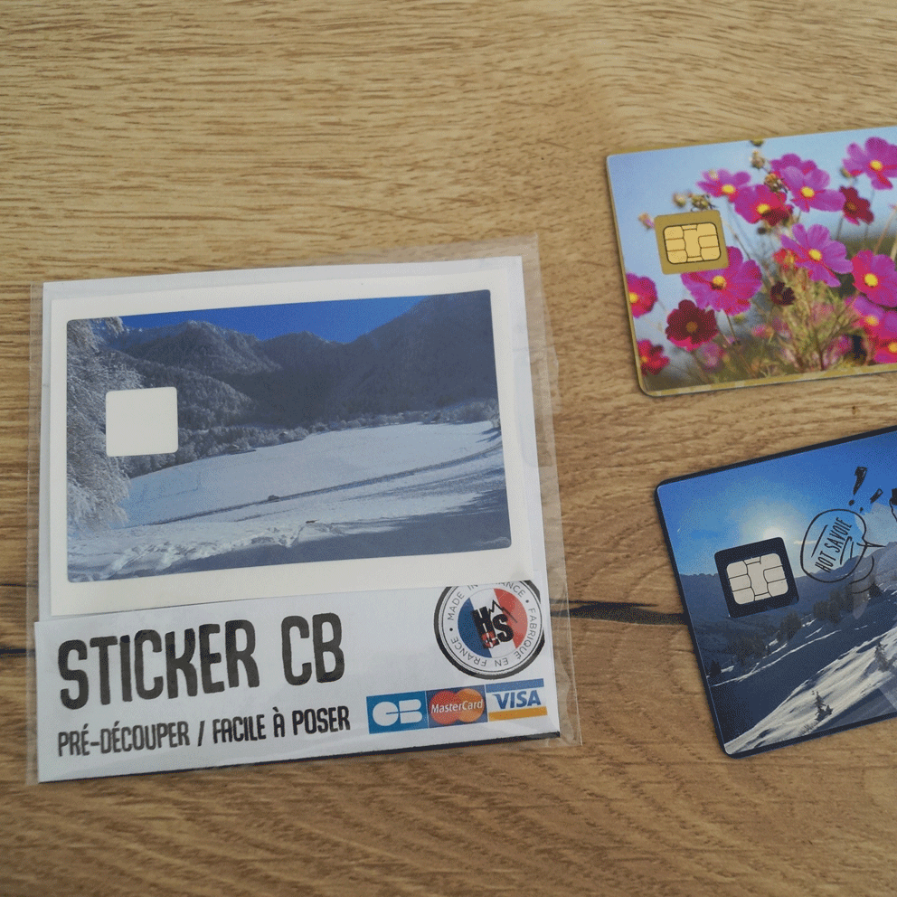 Stickers CB | Autocollant CB | Neige à Tamié