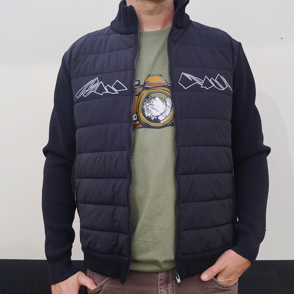 Thumbnail: Veste zippée | Doudoune | Noir | Up' Savoie