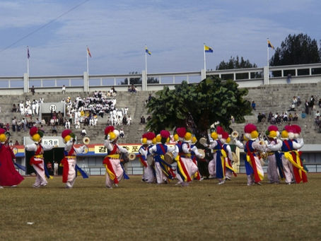 1988년10월22일 제29회 전국민속예술경연대회 소촌농악 [사진]
