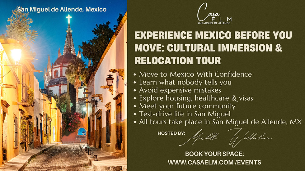 6 Days/5 Nights Mexico Relocation Tour | Jan 31 - Feb 5, 2027