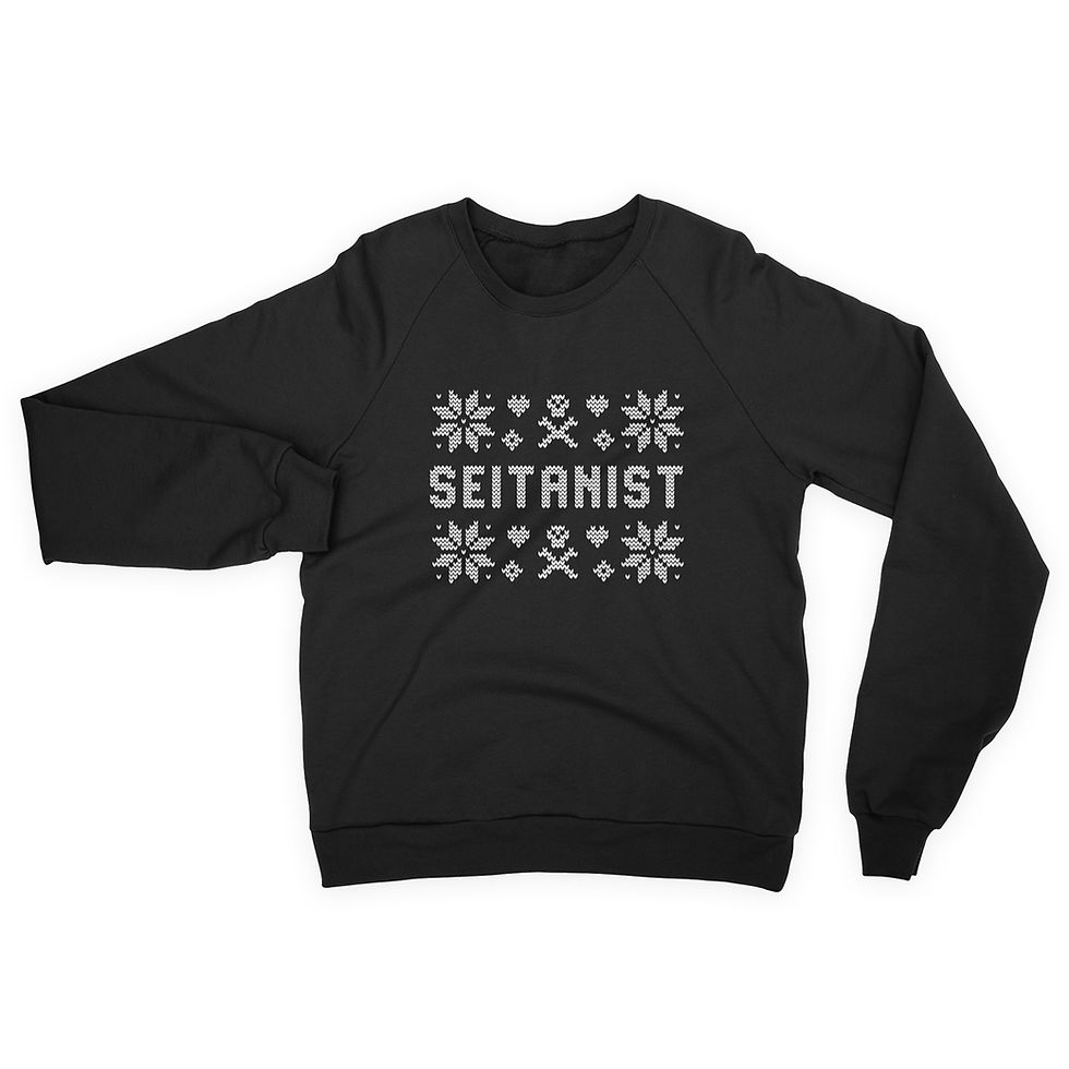 Seitanist Holiday Knitted Sweatshirt