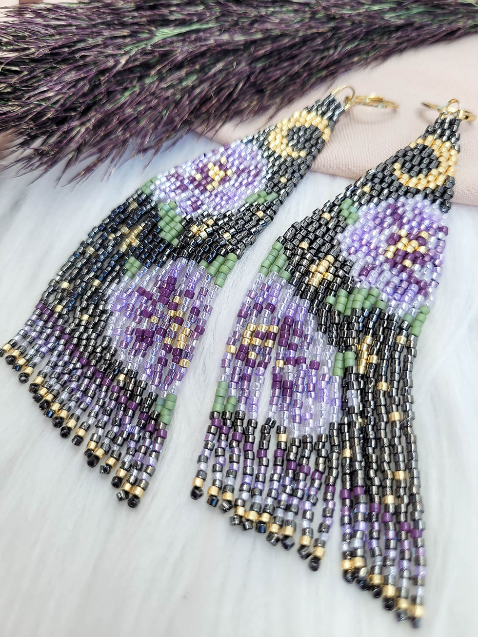 Elya - Boucles d’oreilles à frange