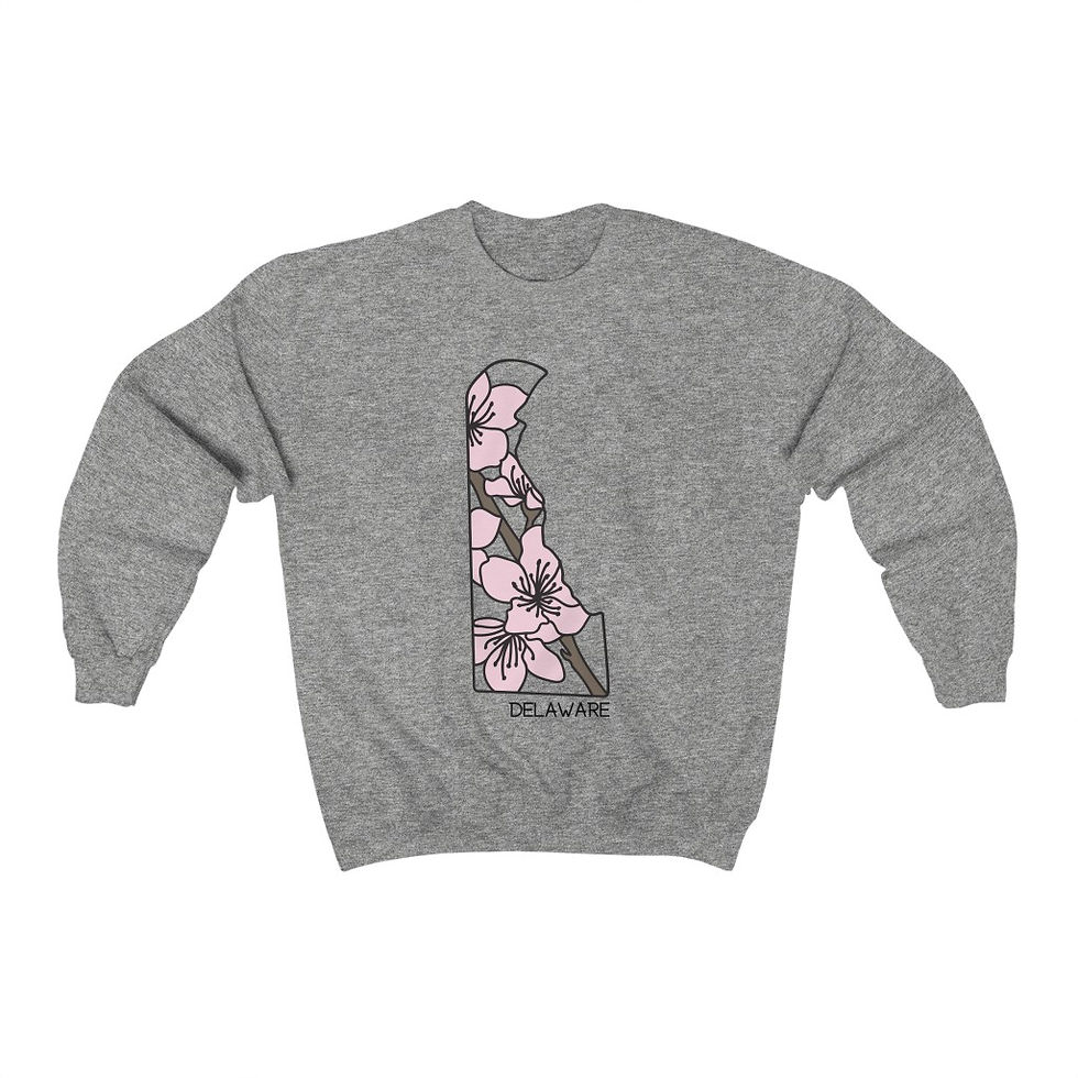 Thumbnail: Delaware State Flower Crewneck Sweatshirt