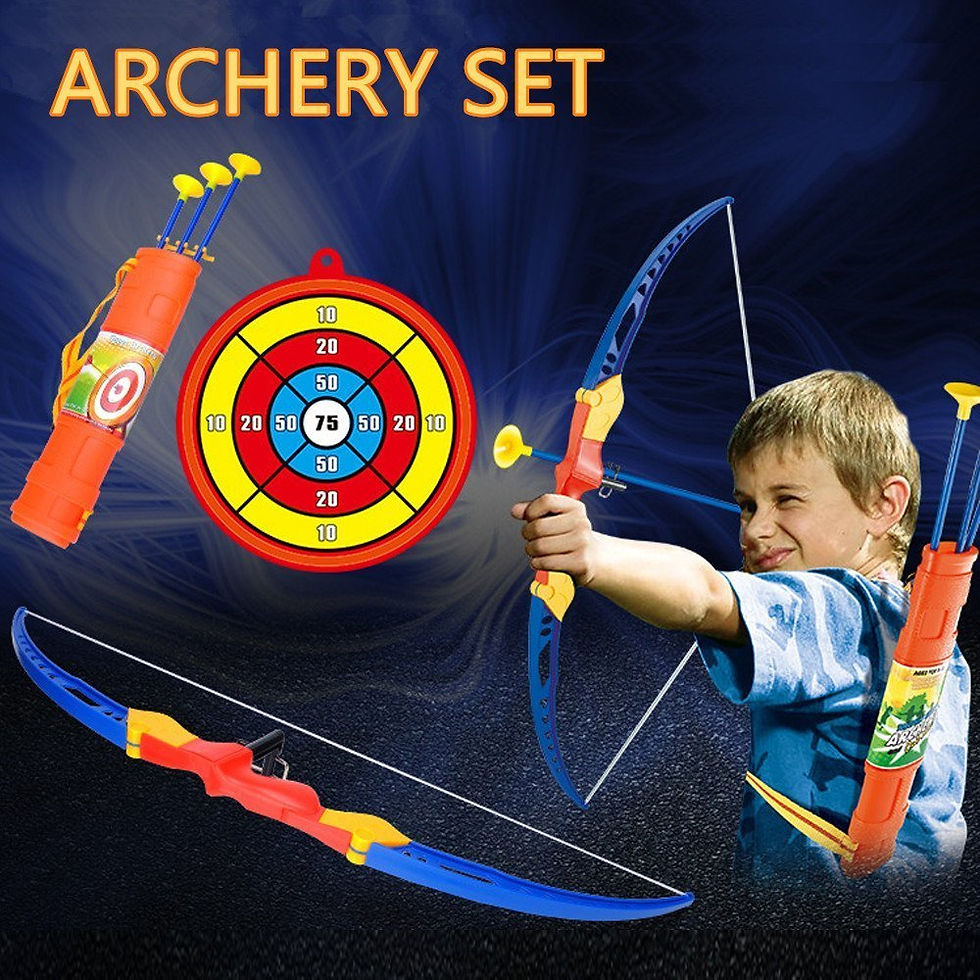 Thumbnail: copy of Kids Archery Bow And Arrow Toy Set With Target