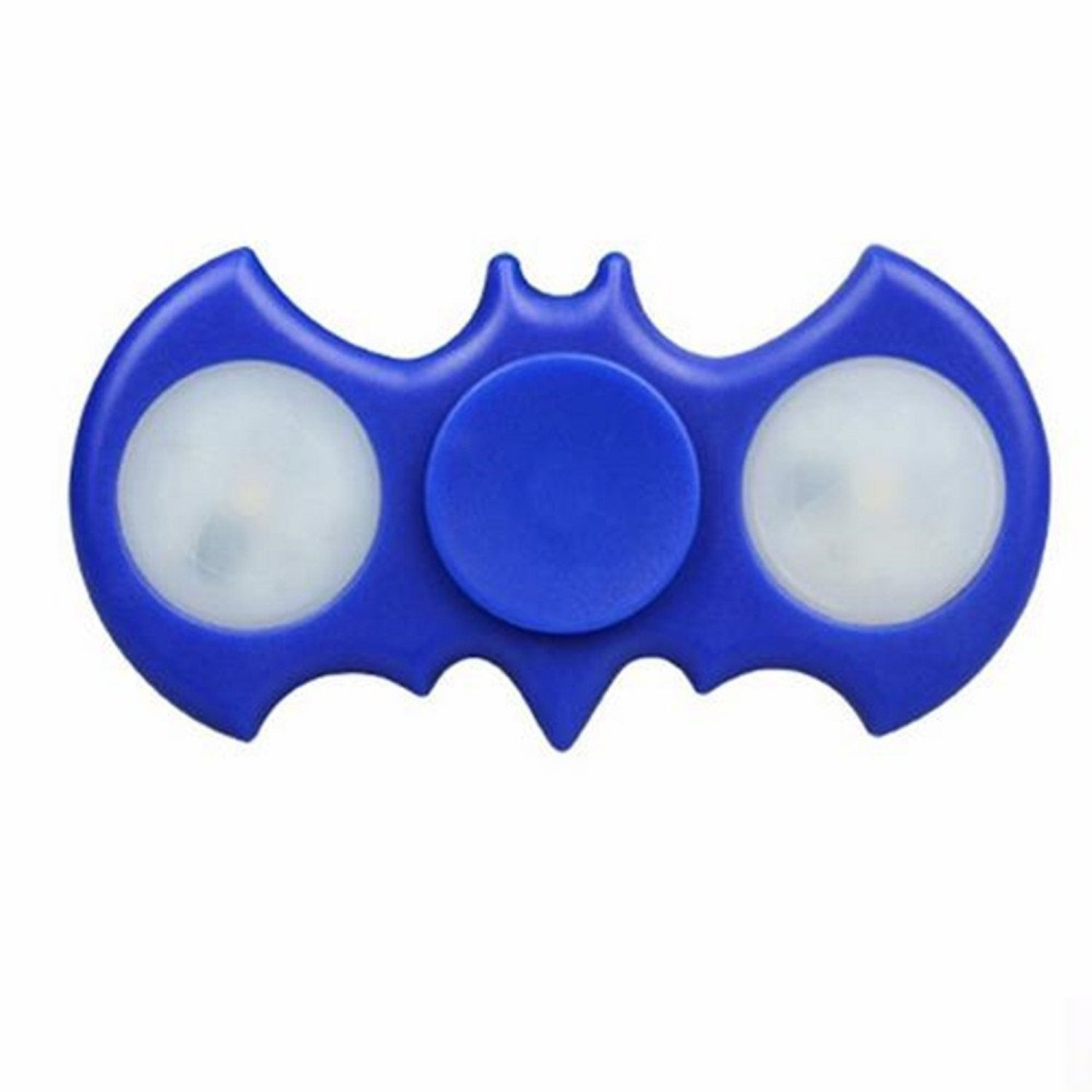 Led Light Bat Shape Fidget Hand Spinner BLUE