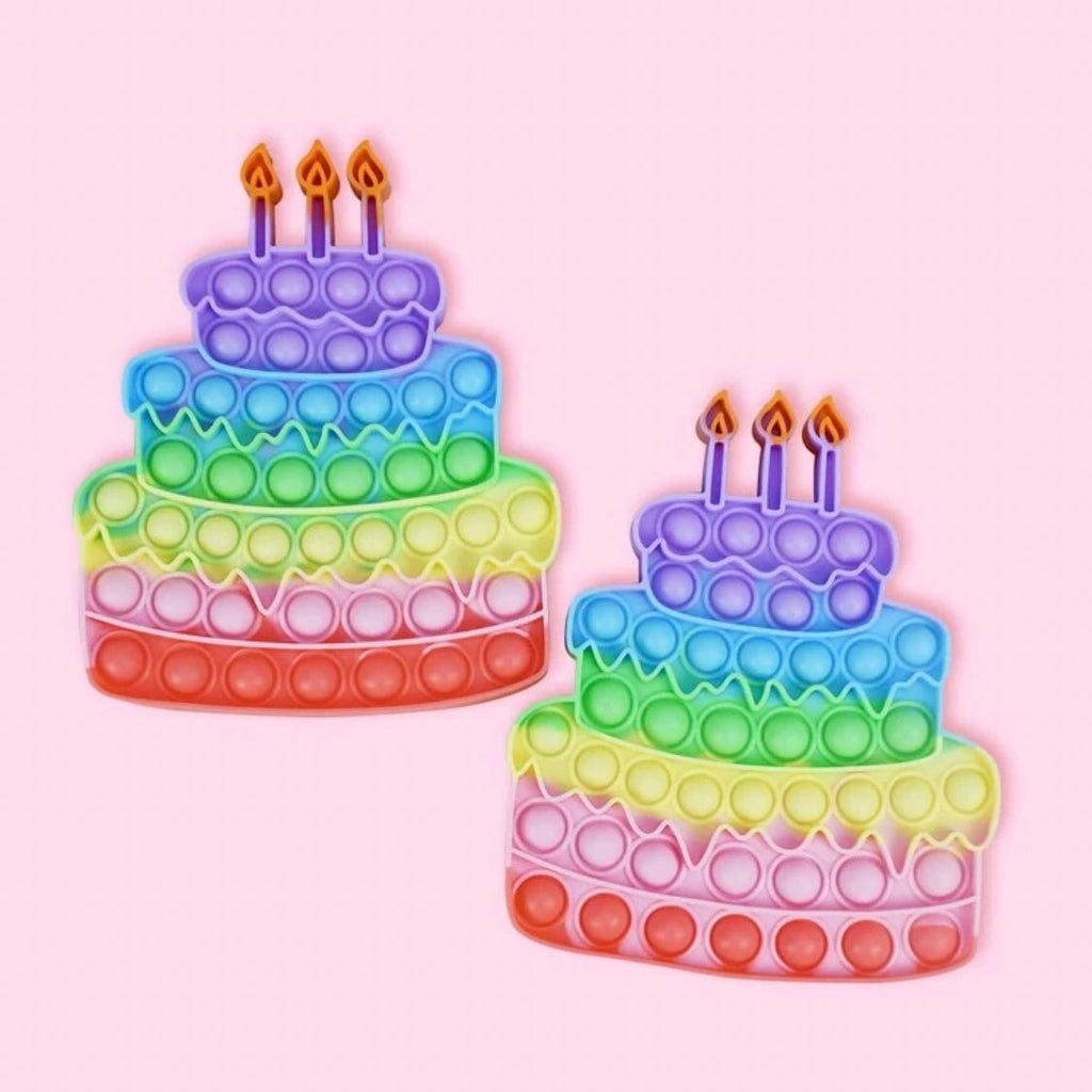 19cm Birthday Cake Bubble Pop Toys