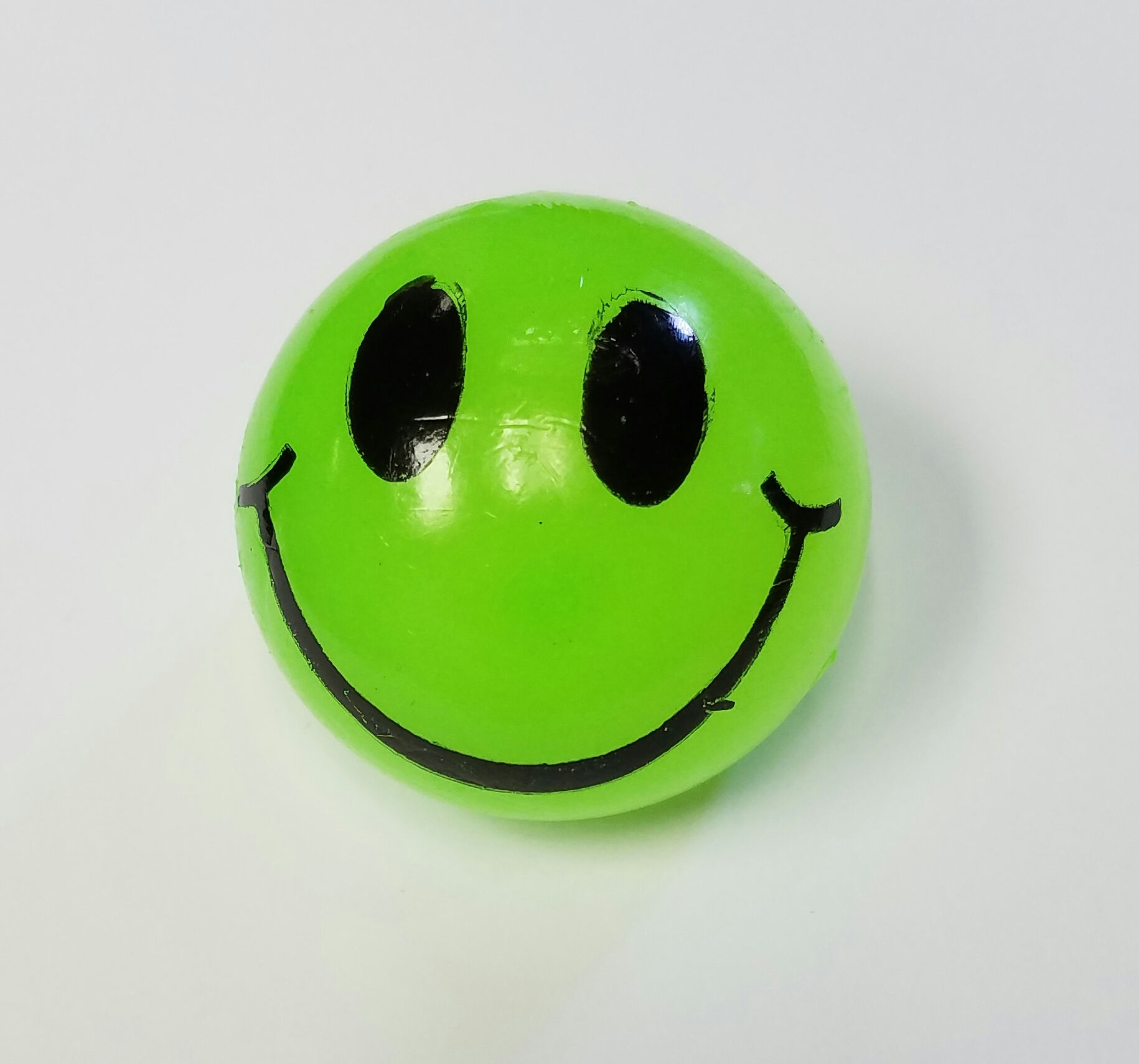 SMILE FACE EMOTICON SPLAT BALL ( GREEN )