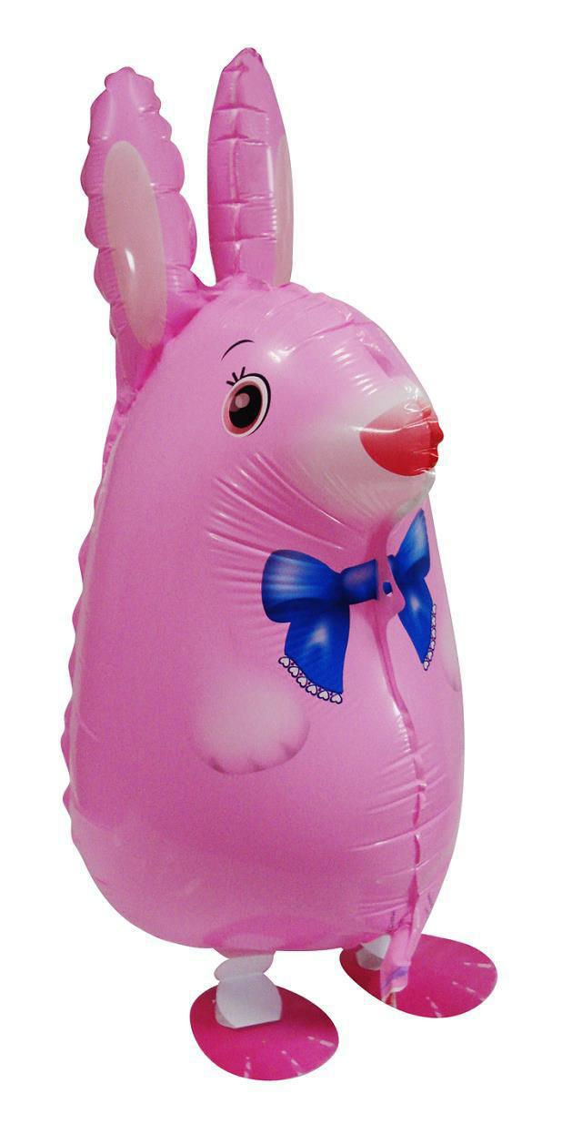 PINK BUNNY WALKING BALLOON