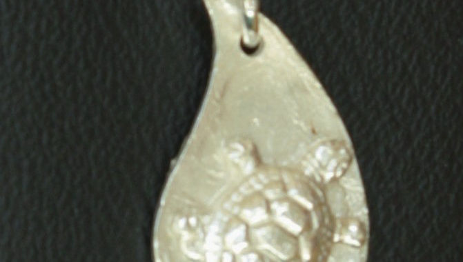 3187 - Turtle on an angled teardrop