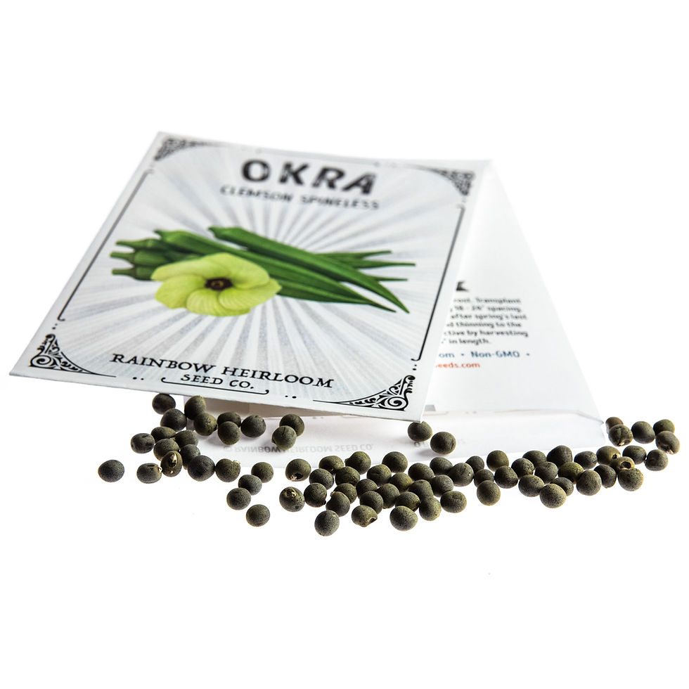 Thumbnail: Okra Seeds - Clemson Spineless Variety