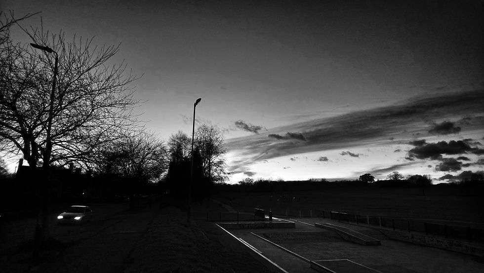 Skate Park at Sunset