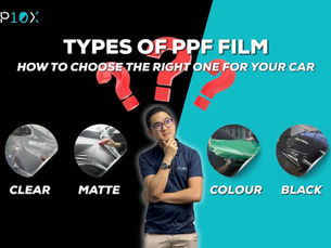 Man Confusing on how to choose ppf type which is Clear, matte, color or black PPF