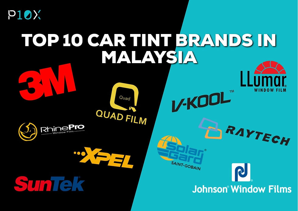 Top 10 Car Tint Brands in Malaysia : Tips & Considerations