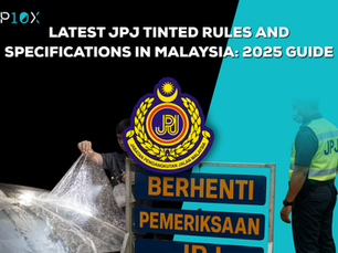 Latest JPJ Tinted Rules and Specifications in Malaysia: 2025 Guide