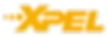 Yellow XPEL logo with bold text and three dots on a black background.