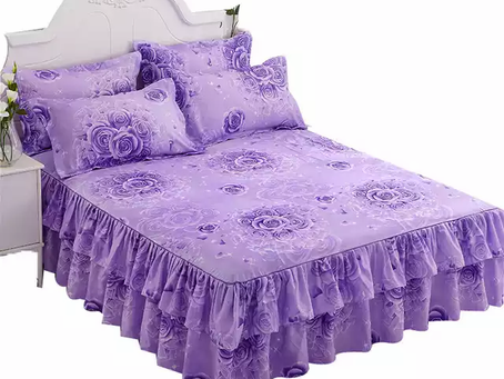 New Arrival Bed Sheets Bed Textile Bedding Coverlet Flat Sheet Flower Bed Cover...