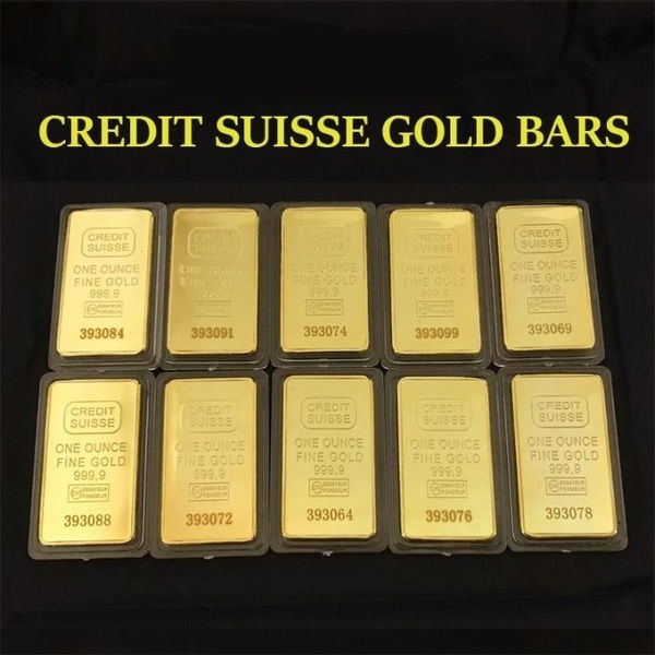 Miniatura: New 24k Gold Plated Switzerland Bullion Bar Souvenir Coin Gold Commemor
