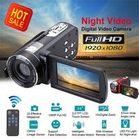 Professional 2.7ihch HD 24MP 1080P 16X Digital DV Camcorder Infrared Night Video