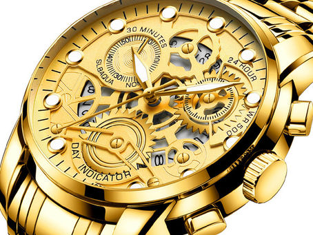 Watches, Mens Full Stainless Steel Watch Luminous Quartz Analog Watch, Fashion ..