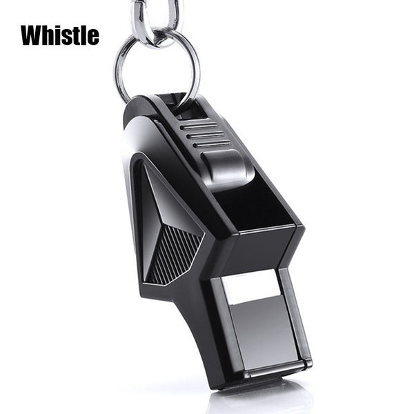 ABS Referee Whistle with Lanyard and Mouth Grip Outdoors Sports Tool Basketball