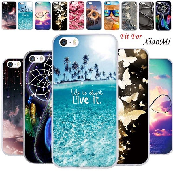 High Quality Soft TPU Phone Shell Slim Thin Clear Nice Pattern Clear Shock Absor