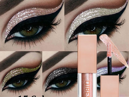 PHOERA Glitter Shimmering Colors Eyeshadow Metallic Eye Cosmeti.