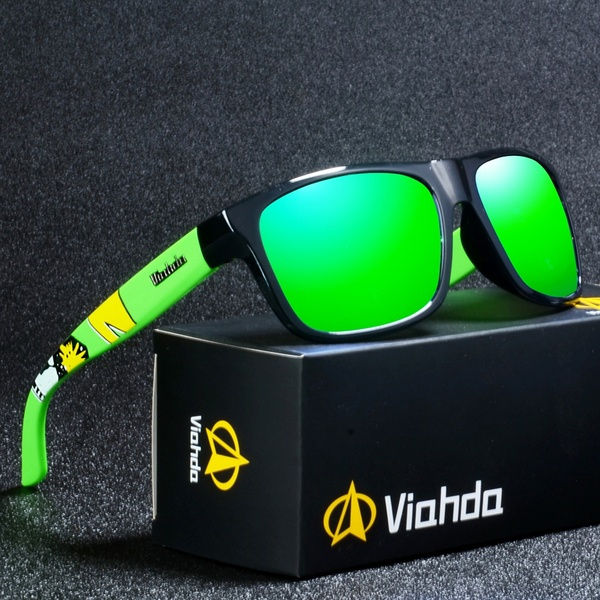 Viahda New Polarized Sunglasses Men Sport Sun Glasses Brand Design Eyewear Oculo