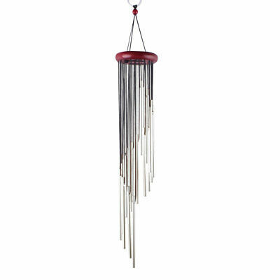 Wooden Metal Tube Fengshui Wind Chimes Bell Hanging Window Balcony Decor Trendy