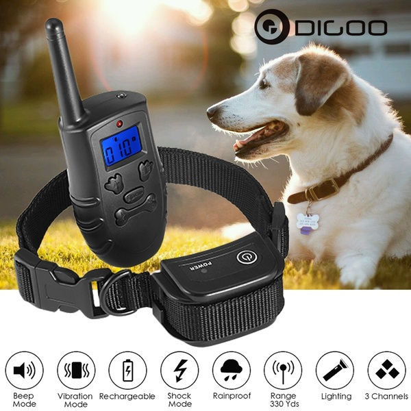 copy of Digoo DG-PPT1 Dog Training Collar Rechargeable and Waterproof 800M Remot