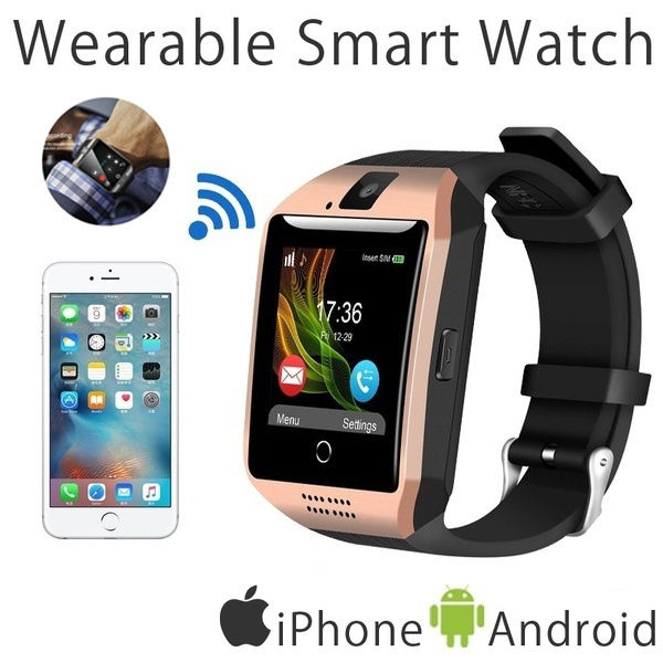 2022 Newest Curved Screen Smart Watch Android Bluetooth with Camera Original TF/