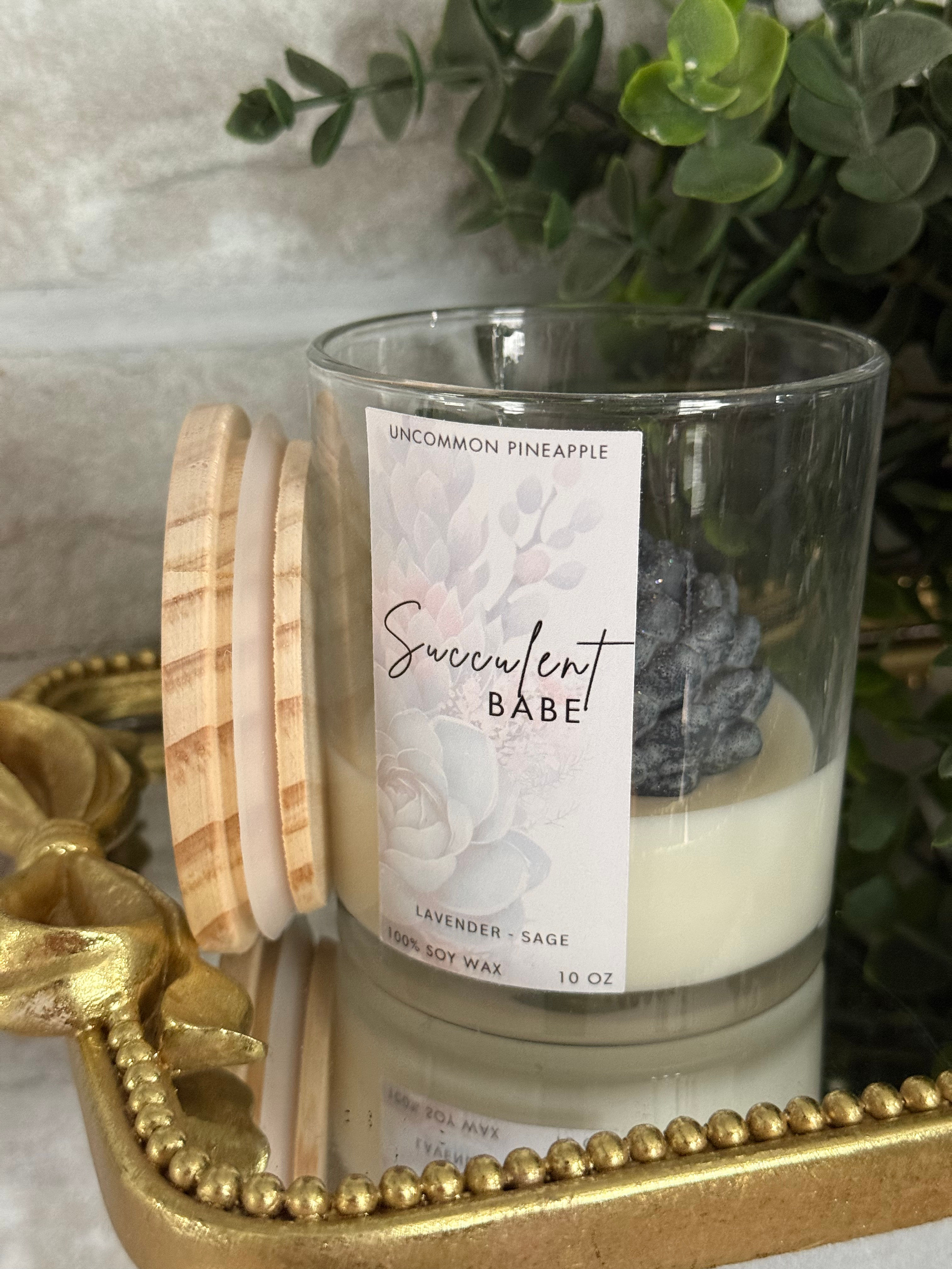 Succulent Babe Candle
