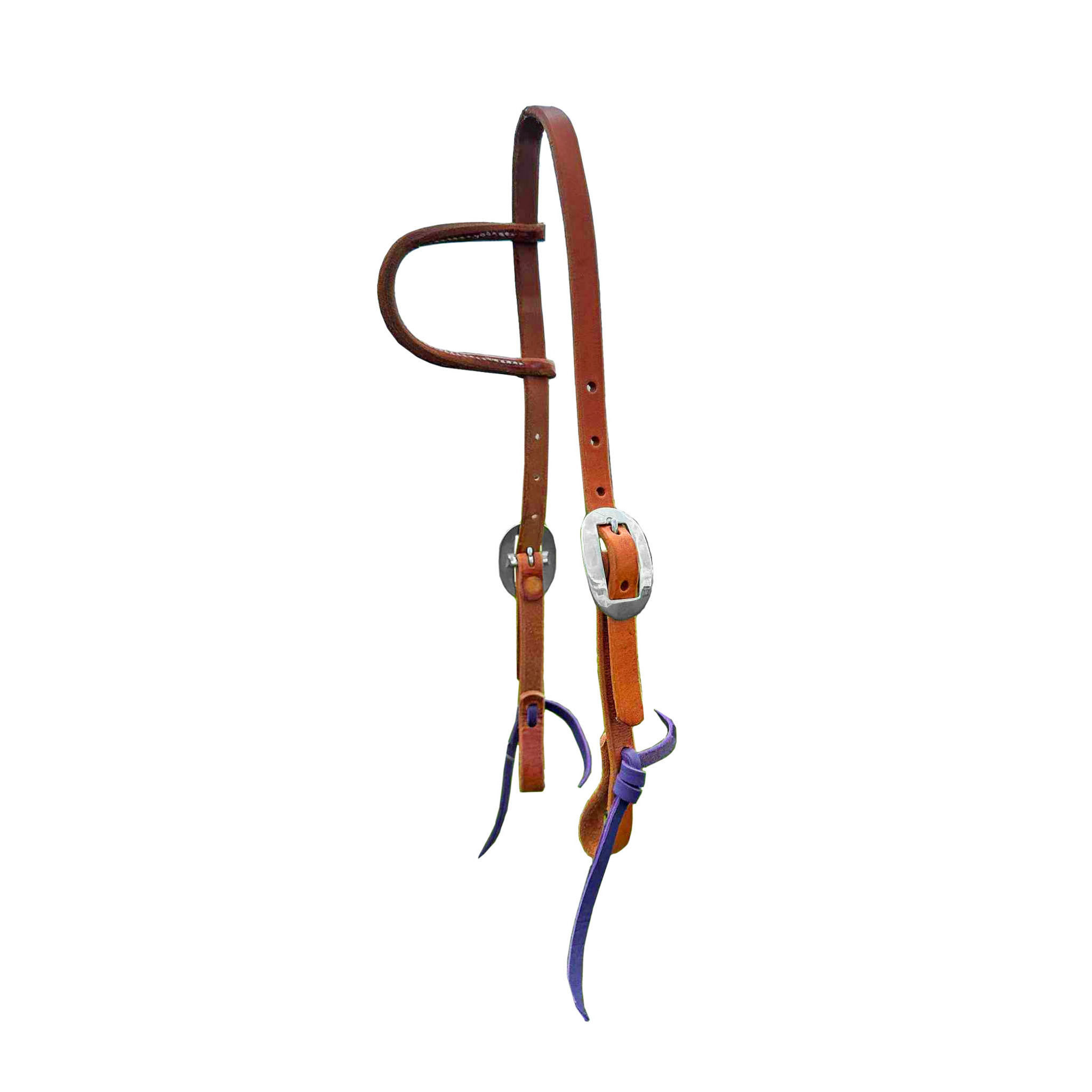 Purple Tie String Single Ear - Russet