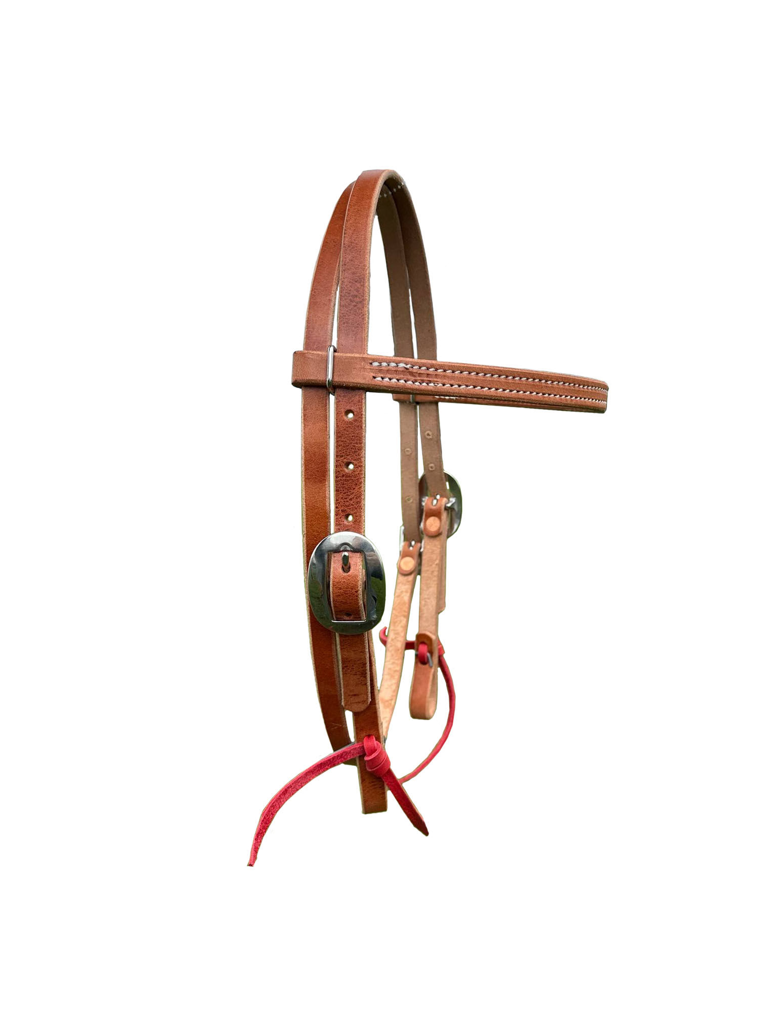 Browband Red Tie String - Russet