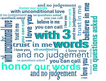 change a life with 3 words