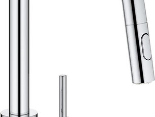 Grohe pull-down small kitchen faucet for your next kitchen remodel in Tampa Bay, FL. 