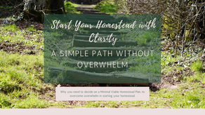 Start Your Homestead with Clarity: A Simple Path without Overwhelm