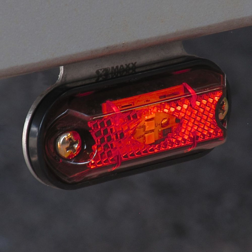 Miniatura: Kit 2 Luz de Posição - Carretinha- Led Oval - Reboque - Rubi