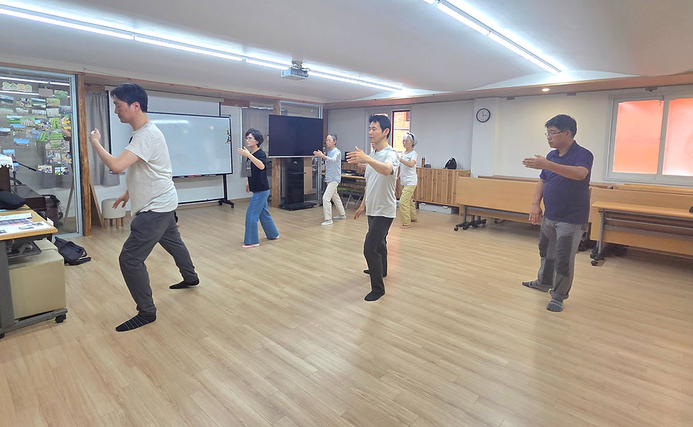 태극권 수련 중 (June 2025)
