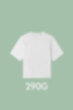 T-shirt Oversize Blanc 290g Maison Cornichon