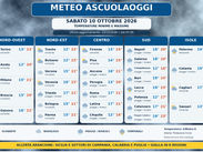 Meteo oggi 10 ottobre, temporali al Centro-Sud e allerta arancione in quattro regioni. Domenica migliora, ma restano piogge