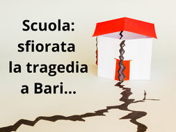Crolla il solaio di una scuola primaria: tragedia sfiorata a Bari. UIL: "troppo spesso si verificano episodi del genere"