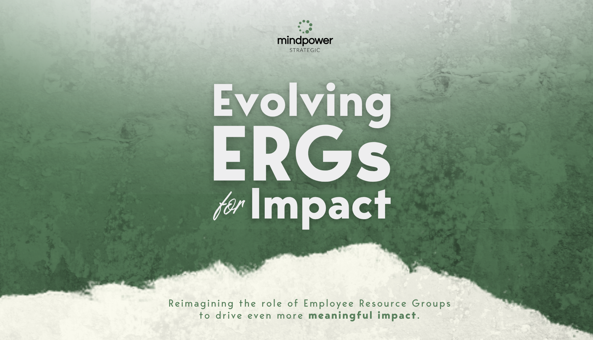 Evolving ERGs for Impact