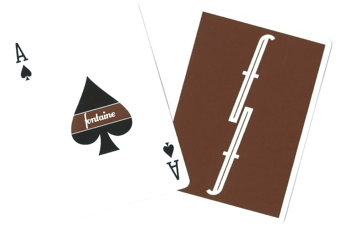 Chocolate Fontaine Playing Cards